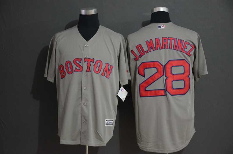 Red Sox 28 J.D. Martinez Gray Cool Base Jersey,We sell and wholesale Red Sox 28 J.D. Martinez Gray Cool Base Jersey on line form chian!